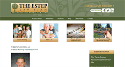 Desktop Screenshot of esteplawfirm.com